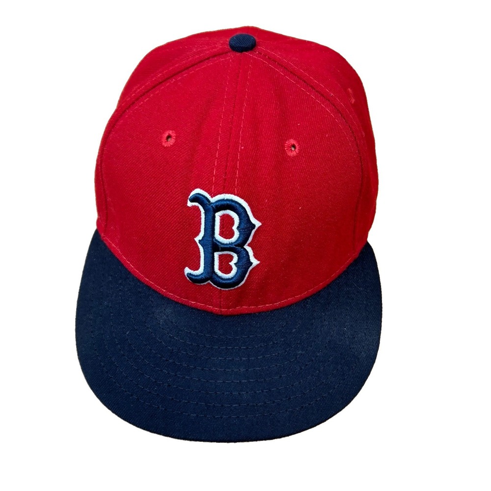 New Era 59FIFTY Boston Red Sox MLB Fitted Cap Red/Blue 7 1/8 MiUSA Two Tone